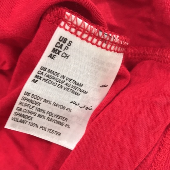 Inc Ruffled Cold-Shoulder Top - Picture 5 of 5